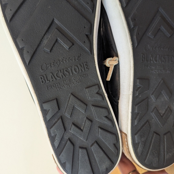 Blackstone Black Leather Lace-up Boots Mens EU 46 - Picture 16 of 16